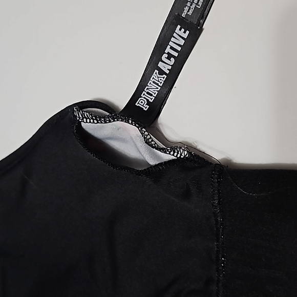 Pink Active Lightly Lined Pull Over Floral Sports Bra Size L-DD  #W-775 - Picture 6 of 9